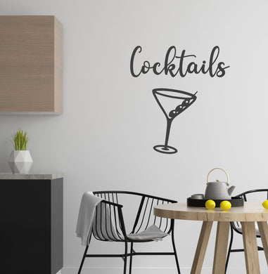 Cocktails - Kitchen Dining Wall Art