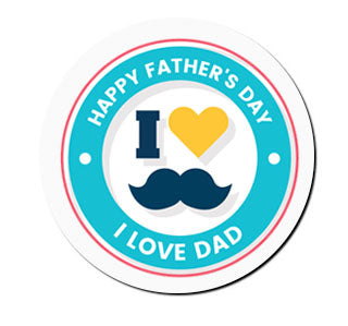 Father's Day Coaster - I Love Dad