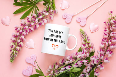 My Favourite Pain In The Arse - Valentines Mug