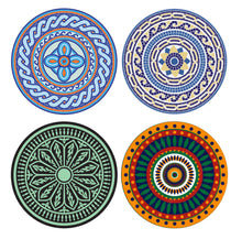 Load image into Gallery viewer, Set of 4 Moroccan / Turkish Style Coasters