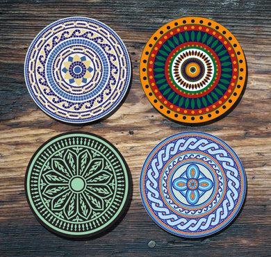 Set of 4 Moroccan / Turkish Style Coasters