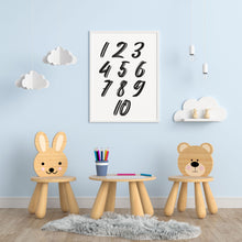 Load image into Gallery viewer, Numbers A4 Print - Children&#39;s Prints