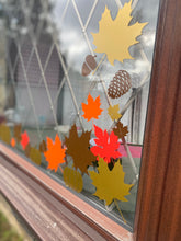 Load image into Gallery viewer, Autumn Leaves Window Display - Vinyl Stickers