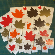 Load image into Gallery viewer, Autumn Leaves Window Display - Vinyl Stickers