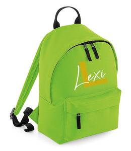 Name and Initial Personalised Kids Backpack