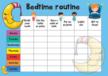 Load image into Gallery viewer, Bedtime Routine A4 Reward Chart