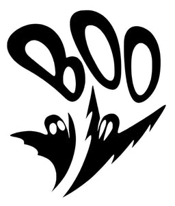Halloween Boo Ghosts Window Sticker