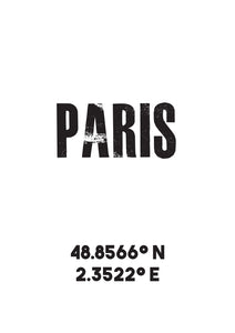Paris Co-ordinates Print
