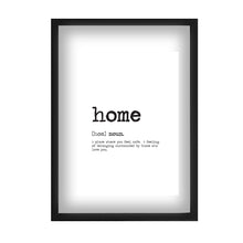 Load image into Gallery viewer, Home Word Definition Print