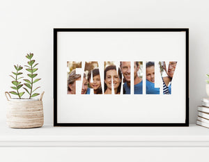 Family - Custom Personalised A4 Photo Print