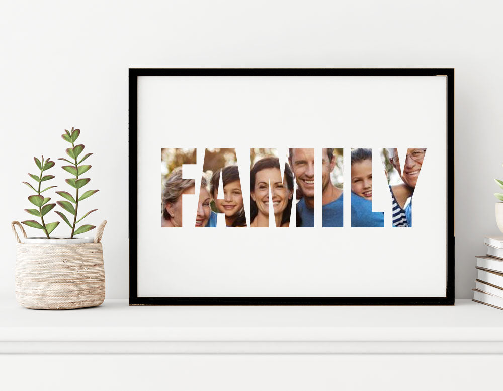 Family - Custom Personalised A4 Photo Print