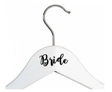 Load image into Gallery viewer, Personalised Wedding Coat Hanger Vinyl Stickers - Weddings