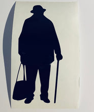 Load image into Gallery viewer, Elderly Silhouette With Hearts