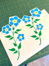 Load image into Gallery viewer, Forget Me Not Flowers - Vinyl Sticker