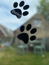Load image into Gallery viewer, Dog Paw Prints with Name