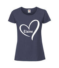 Load image into Gallery viewer, Name and heart - Women&#39;s T-Shirt