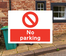 Load image into Gallery viewer, No Parking Landscape Metal Sign - Warning Parking Sign Car Park