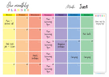 Load image into Gallery viewer, Hanging Wipe Clean Monthly Family Planner - A3 Size