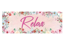 Load image into Gallery viewer, Floral Hanging MDF Sign - Home Motivation Personalised Plaque