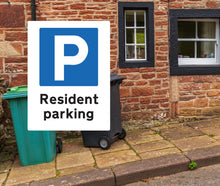 Load image into Gallery viewer, Resident Parking Only Metal Sign - Portrait - Warning Parking Sign Car Park