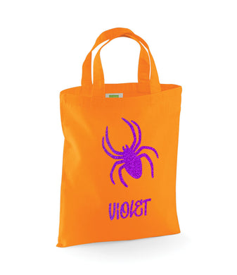 Personalised Spider Trick or Treat Bag - Halloween Gift