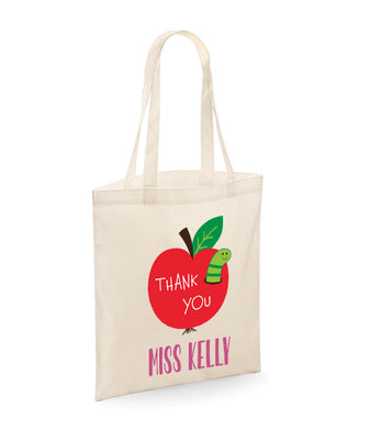 Thank You Teacher - Personalised Tote Bag Teacher Gift