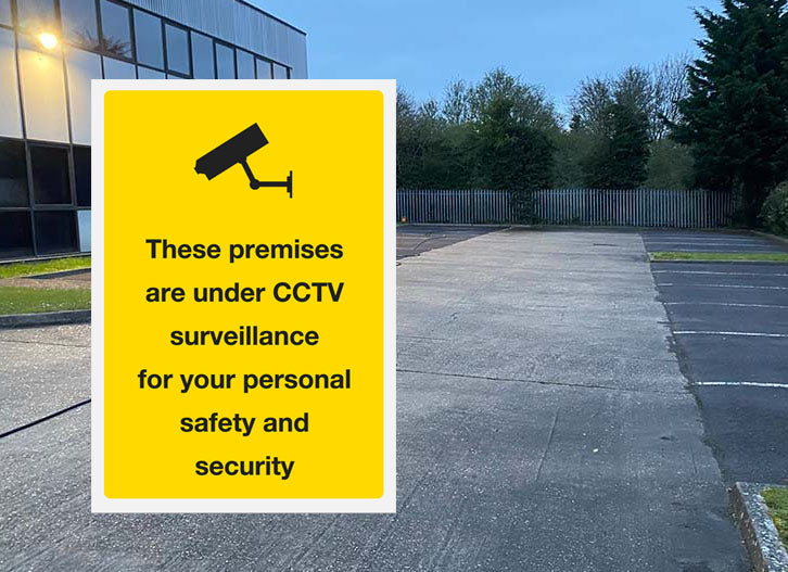 Premises Under Surveillance CCTV - Metal Sign - Choose Size