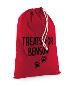 Personalised Pet Treats Stuff Bag - Pet Gifts / Accessories