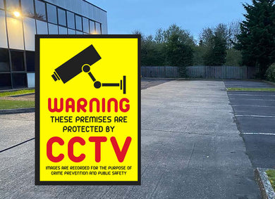Warning CCTV Camera - Metal Sign - Choose Size