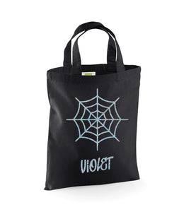 Personalised Web Trick or Treat Bag - Halloween Gift