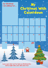 Load image into Gallery viewer, Christmas Wish Reward Chart - Kids Children Behaviour Xmas Countdown Tracker