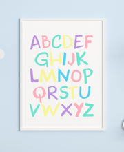 Load image into Gallery viewer, Alphabet A4 Print - Children&#39;s Prints