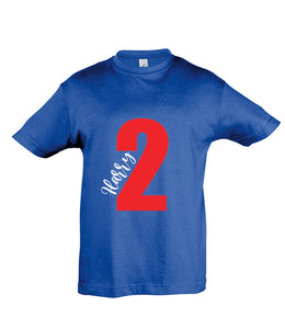 Name And Age Children's T-shirt - Birthday T-shirt