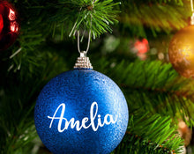 Load image into Gallery viewer, Personalised Name Bauble Sticker - DIY Christmas Sticker