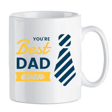 Load image into Gallery viewer, Father&#39;s Day Mug - Personalised - Best Dad Ever with Tie