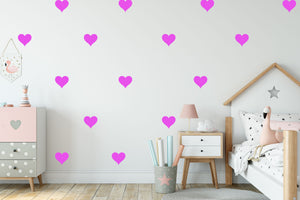 Heart Vinyl Sticker Pack - Children's Wall Art