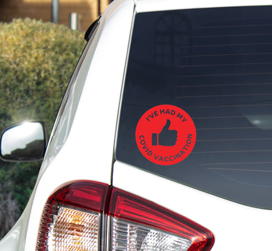 I've Had My Covid Vaccination - Car Sticker