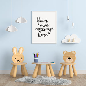 Create your own Custom Personalised Print - Children's Prints