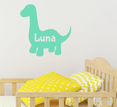 Personalised Dinosaur - Children's Wall Sticker