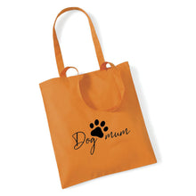 Load image into Gallery viewer, Dog Mum with Paw Print - Tote Bag
