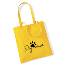 Load image into Gallery viewer, Dog Mum with Paw Print - Tote Bag