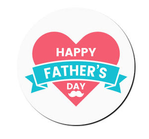 Father's Day Mug - Personalised - Heart and Banner