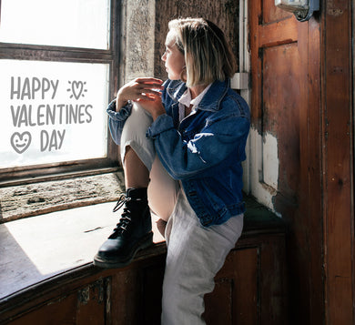 Happy Valentines Day Window/Wall Sticker - Valentines Gift Sticker