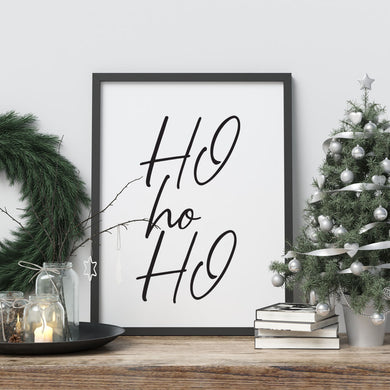 Ho Ho Ho - A4 Print
