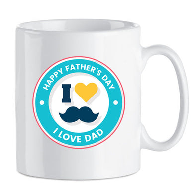 Father's Day Mug - Personalised - I Love Dad