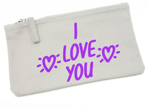 I Love You Pouch - Valentines Gift