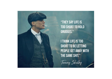 Peaky Blinders Tommy Shelby 2 - 15x20cm - Metal Sign / Plaque / Tin - Man Cave Bar Garage