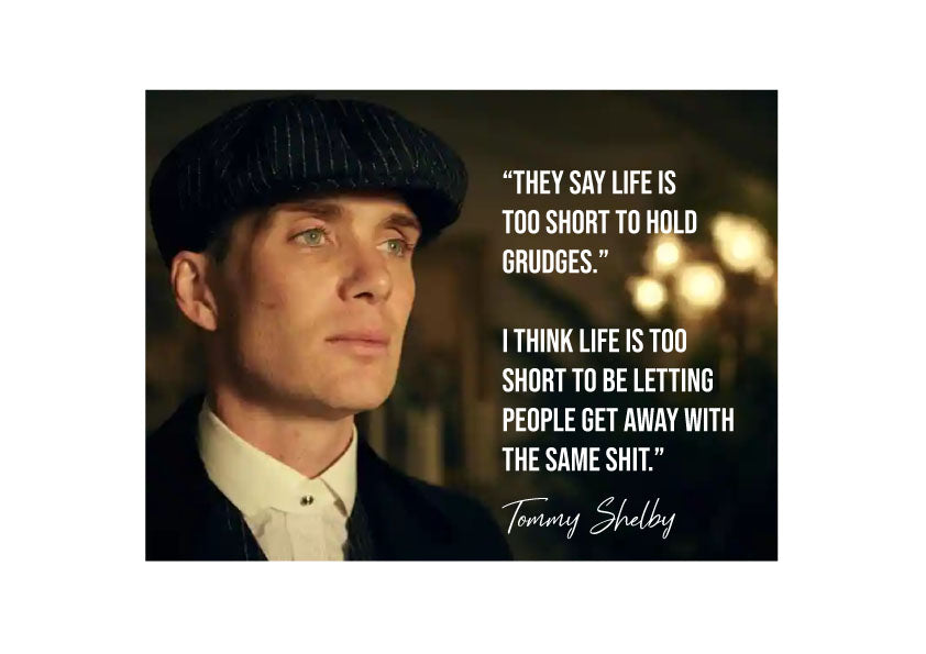 Peaky Blinders Tommy Shelby - 15x20cm - Metal Sign / Plaque / Tin - Man Cave Bar Garage