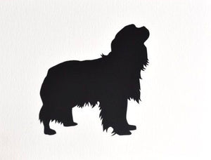 Dog Silhouette with 'I ❤️ MY' - Choose your Breed