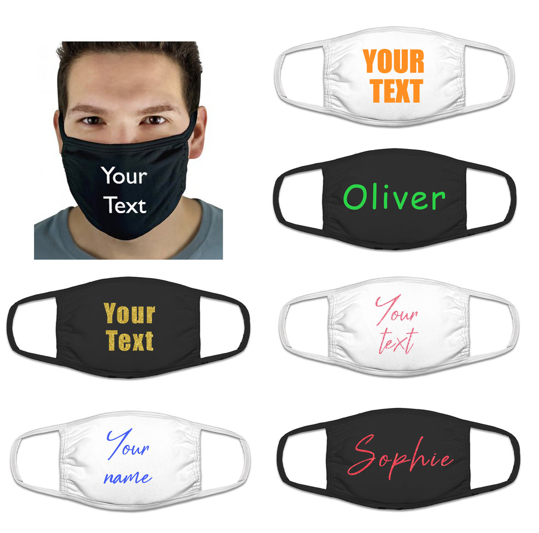 Personalised Face Mask - Reusable and Washable